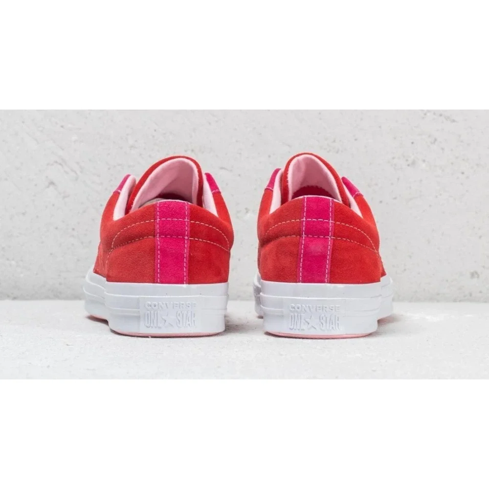 Converse One Star Ox Enamel Red/ Pink Pop 361806C Size US 1.5 - Picture 3 of 7